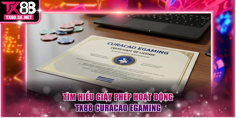 Tìm hiểu giấy phép hoạt động TX88 Curacao eGaming